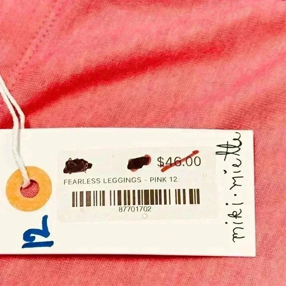 Miki Miette Girls' Pink Leggings Size 12 Casual Stretchy Comfortable - Picture 4 of 7